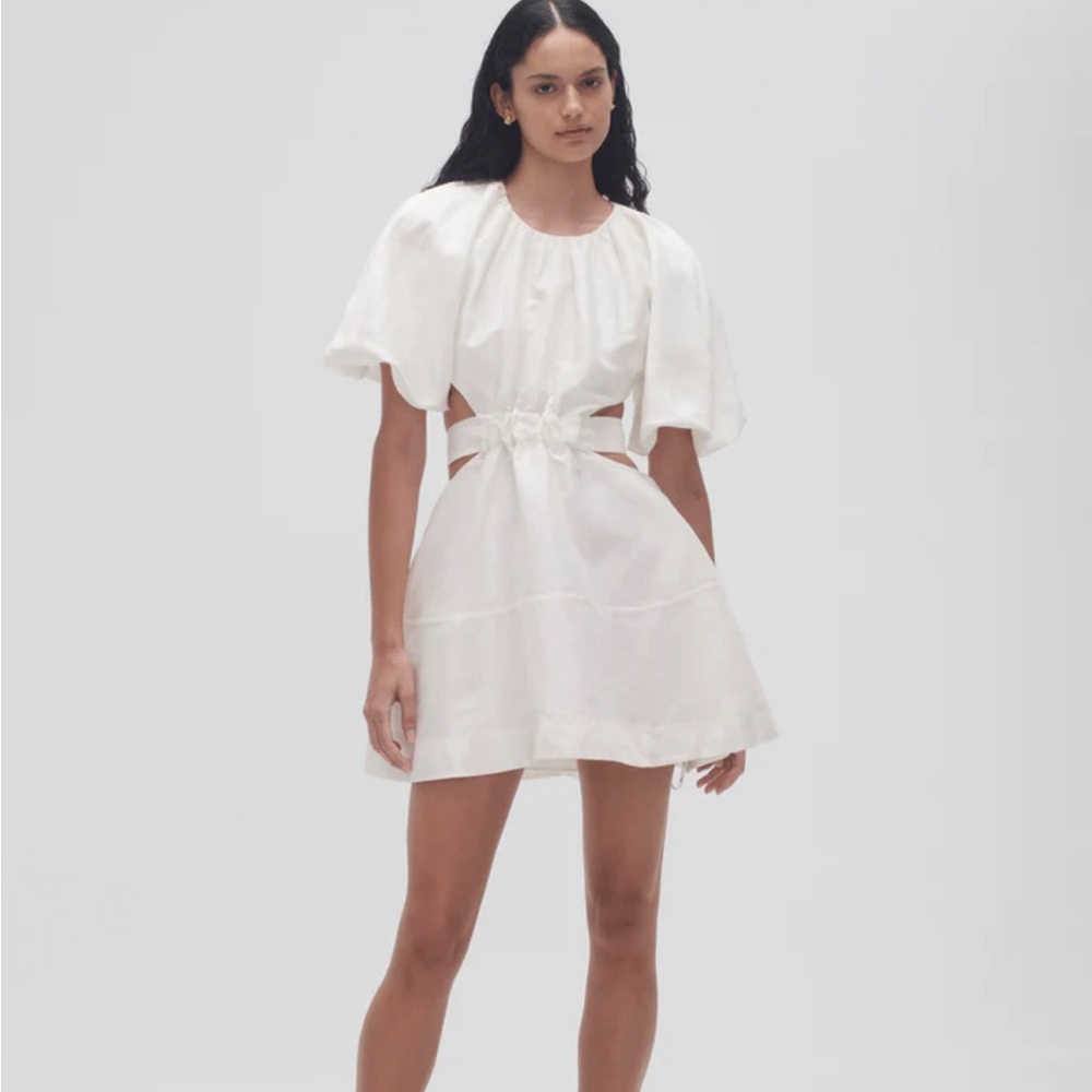 White Mini Dress, Aje
